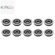 10Pcs F695- Bearing 5X13X4mm Flanged Miniature Deep Groove Ball Bearings F695RS for   2/3 3D Printer