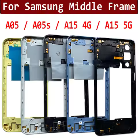 NEW Middle Plate Frame Front Bezel Housing Case Back Mid Plate Replacement Parts For Samsung A05 A05