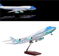 24-Hours 18” 1:130 Scale Model Jet United States Air Force One Plane B747 Model Planes Kits Display 