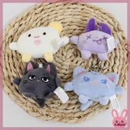 LUKAPIC 12/9ซม. พวงกุญแจตุ๊กตา aespa Karina Giselle หน้าหนาว Ningning ตุ๊กตาผ้าการ์ตูน เครื่องประดับ