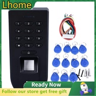 Lhome Attendance Machine  Card Password Safe 1.8 inch Screen Time Clock Recorder for Small Business