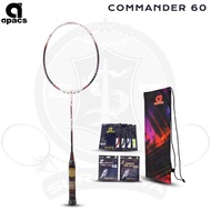 sell well egxtrb - ✷ Apacs Commander 60s Original Racket Bonus Strings Badminton Bag