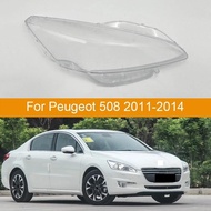 Car Front Headlight Cover For Peugeot 508 2011-2014 Headlamp Lampshade Lampcover Head Lamp light Cov