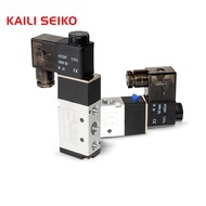 4V110-06 4V210-08 5 Way 2 Position Pneumatic Control Solenoid 4V310-10 4V410-15 DC 24V AC220V Coil