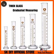 SK - Thick Glass Graduated Measuring Cylinder Set Glass