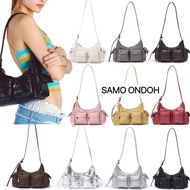 包順豐🔥(多色/有實物圖)SAMO ONDOH Pocket Mug Bag nappa chocolate black ivory