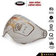 SUNDY helmet glasses, for 1/2 and 3/4 helmets, windproof, sun protection, UV rays, protect your eyes