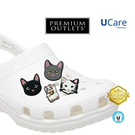 สินค้า CAT Jibbitz Premium ตัวติดรองเท้า crocs ลายหายาก จิ๊บบิต พรีเมี่ยม เกรดดี Lot 1 ลายแมว