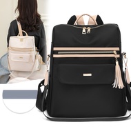 Fashion Backpack Capacity Backpack Tassel Bag Anti-Theft Female Bag Student Leisure Bag