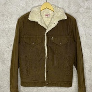 Jaket corduroy levis brown