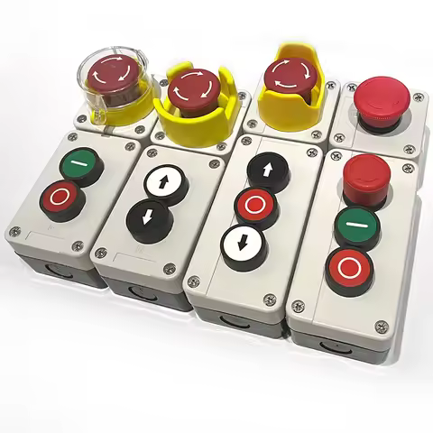 Arrow Symbol Start Stop Push Button Switch Self-reset Momentary Waterproof Emergency Stop ON OFF Ele