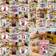 Dandadan Ayase Momo,Takakura Ken / Moca keychain with Dandadan Ayase Momo,Takakura Ken knitting