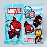 【ONEDER旺達】Marvel 漫威純棉大浴巾 蜘蛛人 鋼鐵 美國隊長