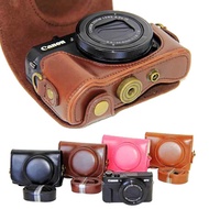 New Pu Leather Camera Case For Canon Powershot G7X Mark 2 G7X II G7X III G7X3 G7X2 G7XII Digital Cam