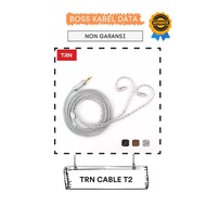 TRN T2 Cable 16core Silver Plated Copper Wired 3.5mm to 0.75/0.78/MMCX Original