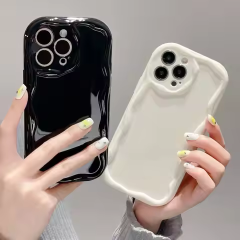 Wavy Phone Case For Xiaomi Redmi Note 12S 11 10 9 8 12 Pro Case Mi 13T Pro Poco X5 X3 Pro C55 Redmi 