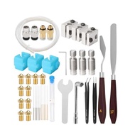 RAMPS 41Pcs E3d Barss Nozzles Cleaning Kit Removal Tools L Wrench V6 Heatblock Connector Nee