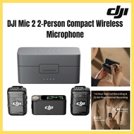 DJI Mic 2 2-Person Compact Digital Wireless Microphone System/Recorder for Camera & Smartphone (2.4 