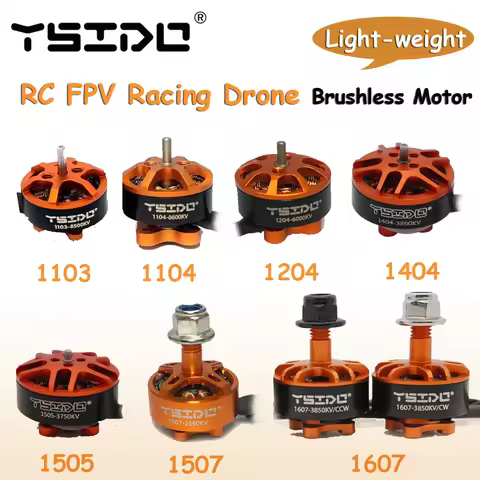 Light-weight 1103 1104 1204 1303 1404 1505 1507 1604 1607 Brushless Motor for RC FPV Racing Drone RC