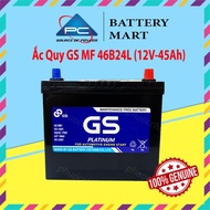 Battery 12V-45Ah, Car Battery GS MF 46B24L/R/LS