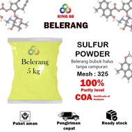 Belerang bubuk halus 5kg / Sulfur powder / Belerang Sulfur / Belerang Murah