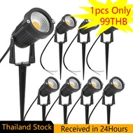 【Thailand Stock】COB Garden Lighting 5W Outdoor Spike Lawn Lamp Waterproof Terrace Garden Decoration 