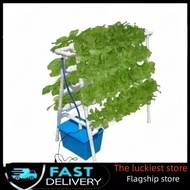 Hydroponics NFT System with 108 Holes Kits Vertical Hydroponic Growing Systems PVC Tube