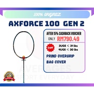 【READY STOCK】100% Original LN Axforce 100 ii Gen 2 Badminton Unstrung Offensive Racket 雷霆100二代羽毛球拍【F