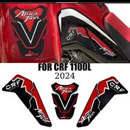 Motorcycle Side Fuel Tank Pad Tank Pads Protector Stickers Knee Grip Traction Pad For Honda CRF1100 