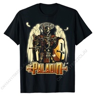 Paladin Knight Awesome Roleplaying Cosplay RPG Gamer T-Shirt Cotton Top T-shirts For Men Cal Tops T