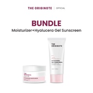 [แพ็คคู่] The Originote Hyalucera Gel Sunscreen + Moisturizer ครีมกันแดดเนื้อเจลใส + มอยซ์เจอร์ไรเซอ