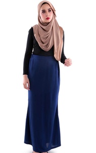 JF Fashion Adele Plain Mermaid Skirt M376