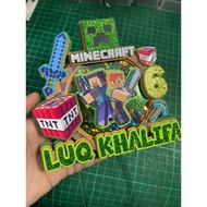 Minecraft cardstock shaker