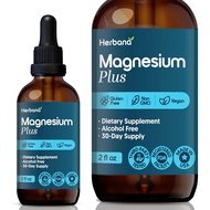 Magnesium Complex Plus 2 Liquid Ounce (about 59.1ml) Liquid Drops-Premium Magnesium Citrate, Glycine