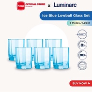 Luminarc 6Pcs Octime Ice Blue Glass Set - (300ML) [Model: L0541] - Tableware