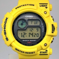 卡西歐 G-SHOCK 手錶 DW-6300-9 FROGMAN 第一代蛙人黃色國產款潛水蛙雕刻綠色微型燈泡 1994年7月發售 三國丘店