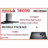 TECNO HOOD AND HOB FOR BUNDLE PACKAGE ( TH 998DTC & T 788GI )