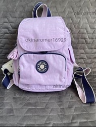 Kipling 小號雙肩包 學生書包  背包 柔紫色