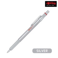 rOtring 600 Premiun Ballpoint Pen -  Medium Tip Full Metal Hexagonal Body 0.5/0.7 Black Silver Red B