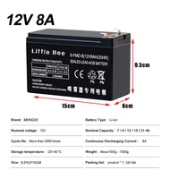 🔋 จัดส่งจากกรุงเทพฯ🔋Little Bee แบตเตอรี่แห้ง 12v8ah แท้ แบตรถไฟฟ้า แบตเตอร์รี่รถไฟฟ้า แบตเตอรี่ตะกั่