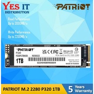 Patriot P300 M.2 PCIe NVMe Gen3 / P320 / P220 / P210 2.5" SATA III Solid State Drive SSD (256GB / 51