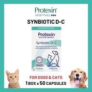 (EXP: 11/2027) Synbiotic D-C Probiotics & Prebiotics Daily Capsule For DOG & CAT (50 capsules/box)