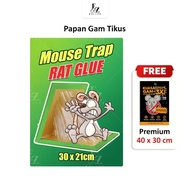 (FREE GIFT) Ezlife Perangkap Tikus Pelekat Tikus EzLife Mouse Trap Sticky Rat Boards Glue Rat Mice P