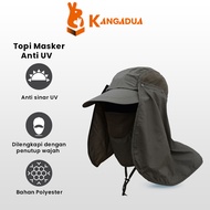 Kangadua Fishing Hat Multifunction Fishing Hat Anti UV Mask Japan Outdoor Hat IMPORT