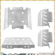 dinghingxi1 Metal Chassis Kit +Axle Cover Kit for 1/8  Allrock 1/8 H8h V1v2 RC Car Parts