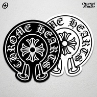 LOKAL Chrome Hearts Logo Sticker Chrome Hearts Hypebeast Streetwear Brand Sticker/ Glossy Vinyl Stic