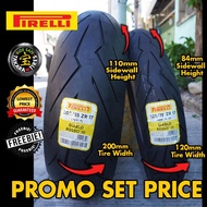 PIRELLI TIRES Rosso 3 set by TAKARA TIRES (FREE tire sealant, tire valve and Takara sticker)