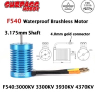 Surpass Hobby F540 Brushless Motor 3000KV 3300KV 3930KV 4370KV 3.175mm Shaft for 1/10 RC Car Redcat 