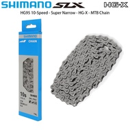 Shimano Deore XT HG95 Bike Bicycle Mtb 10speed Chain 116L Mountain Bicycle Chain 112 Links Fits XTR 