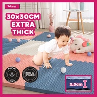 30x30cm Baby Playmat 2.5cm thick/EVA Foam Non Toxic Shock Absorbant Floor Carpet Dustproof
